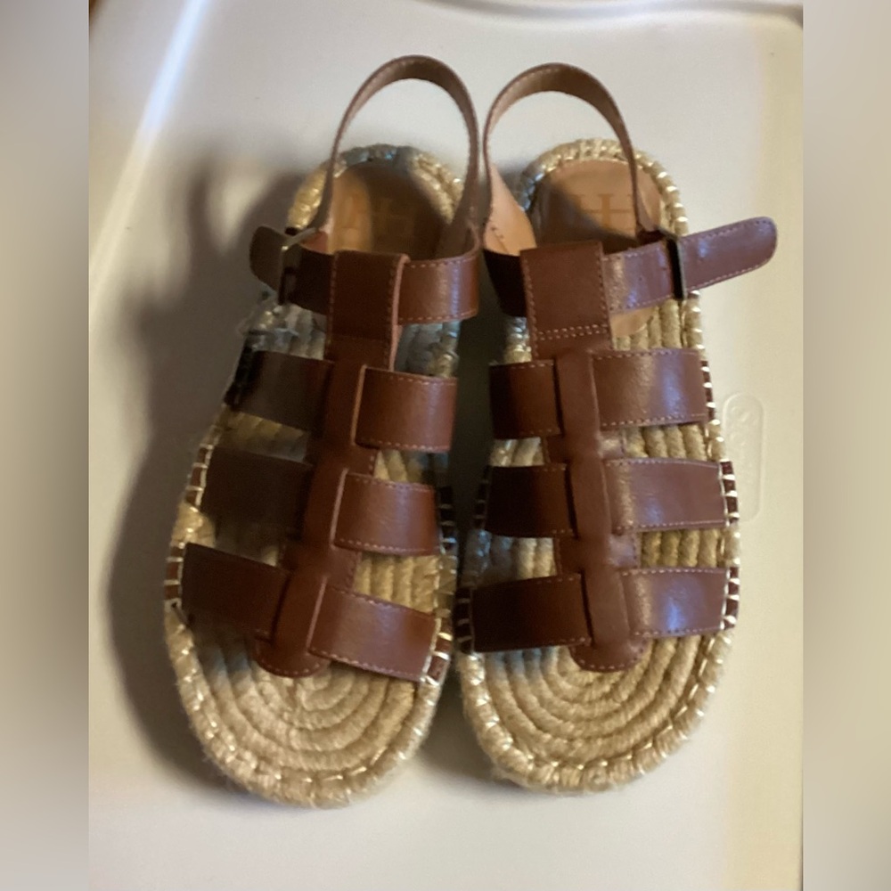 Haute Hippie Brown Leather Sandals Size 8M NWT Price is Firm